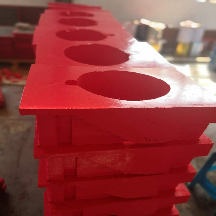 Hydraulic support base filling material